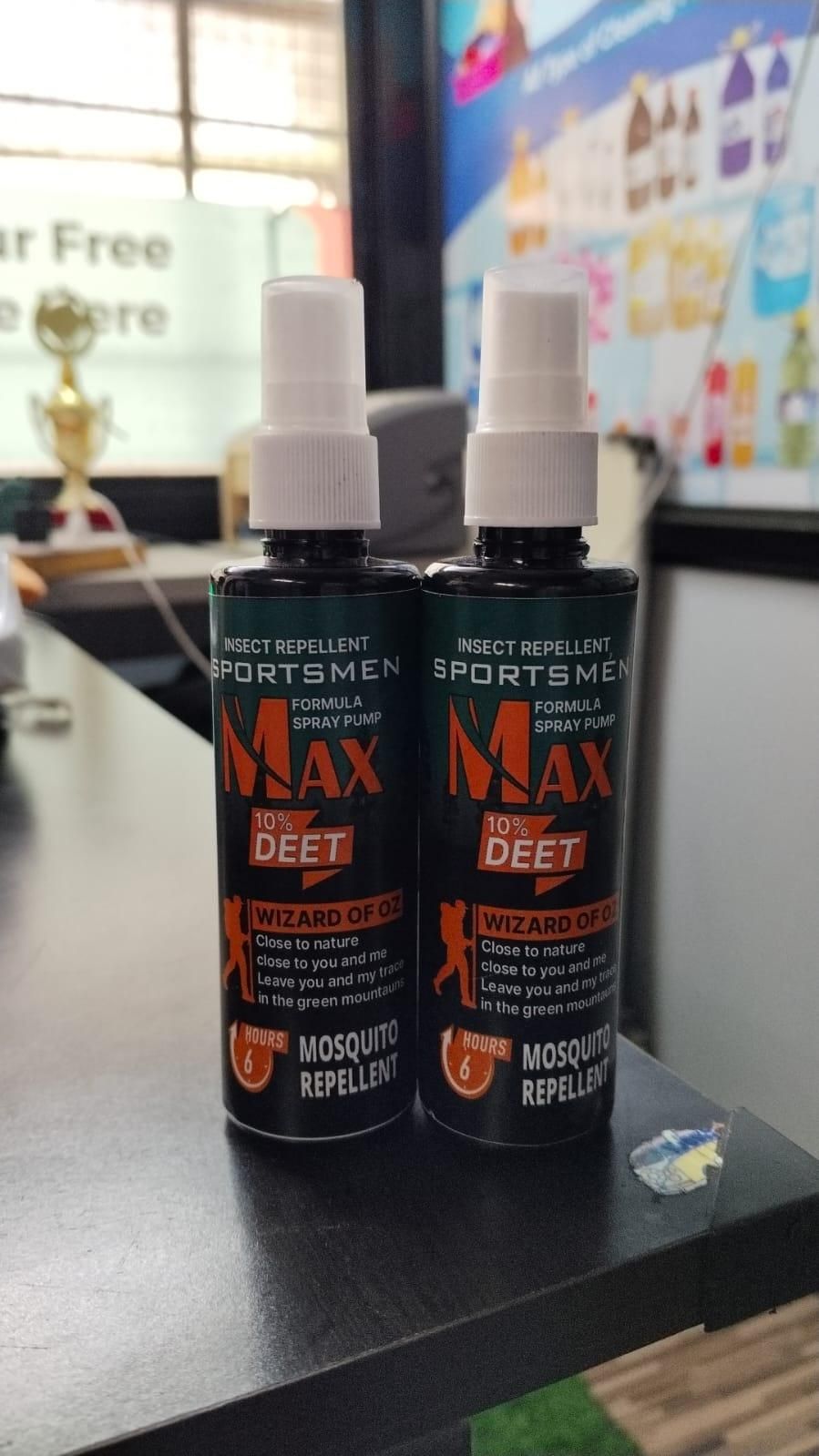 Deet Mosquito and Insect Repellent Spray (Pack of 2)